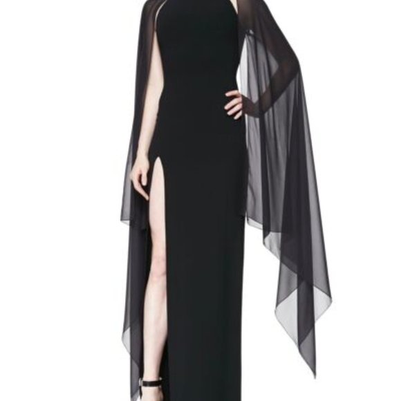 Michael Kors Ultimate Morticia Adams Dress, Black Size 4 - Picture 2 of 2